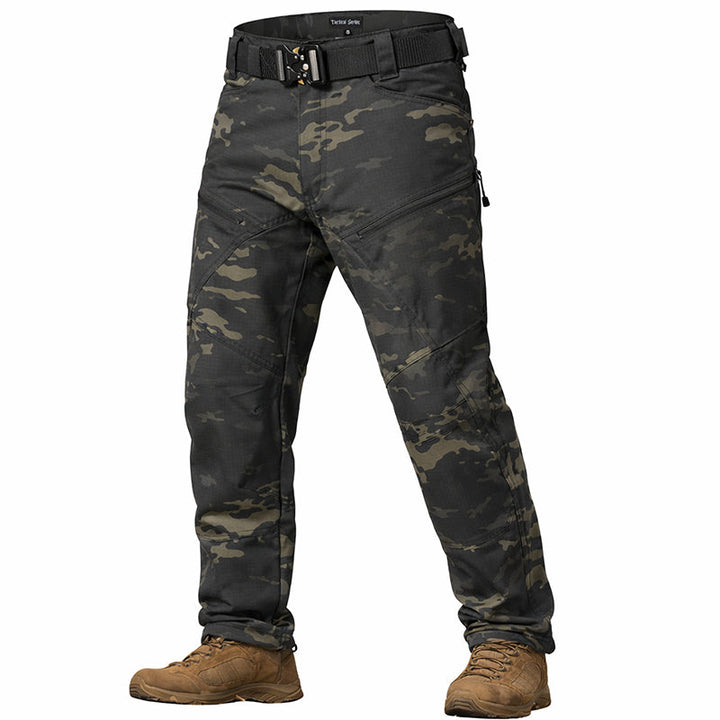 Tenaz Urban Pro – Pantalón Cargo Elástico Comfort, Camuflaje Negro