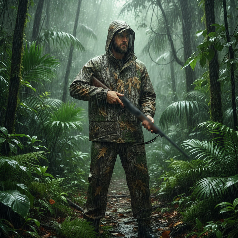 Chaqueta tecnica para hombre - repelente al agua, ligero