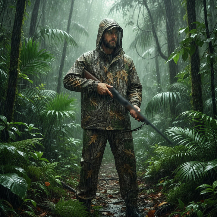 Chaqueta tecnica para hombre - repelente al agua, ligero