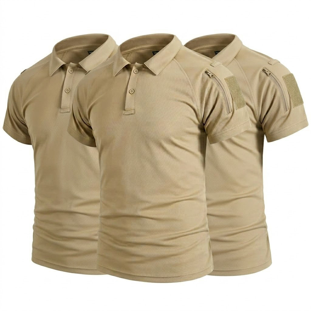 Pack de 3 Polo tecnico para hombre - UPF 50+, secado rapido