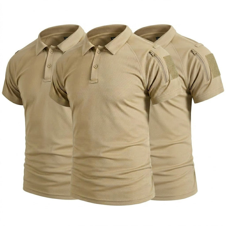 Pack de 3 Polo tecnico para hombre - UPF 50+, secado rapido
