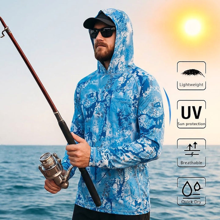 Camisa tecnica para hombre - proteccion UV, secado rapido, elastico, ligero