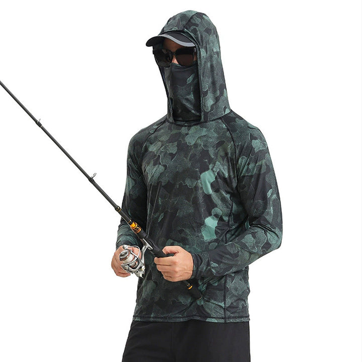 Camisa tecnica para hombre - proteccion UV, secado rapido, pesca