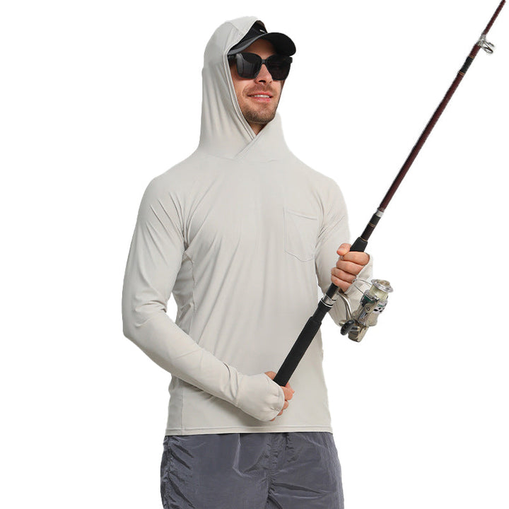 Camisa tecnica para hombre - proteccion UV, secado rapido, elastico, pesca