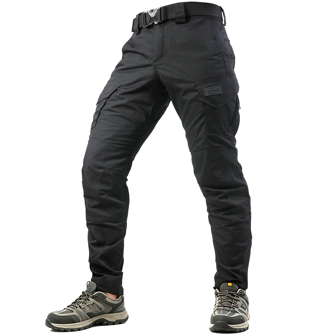 Tenaz Phantom Pro – Pantalón Cargo Elástico Ripstop - Negro