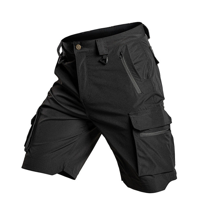 Bermuda cargo tecnica para hombre - secado rapido, repelente al agua, multibolsillo, ligero