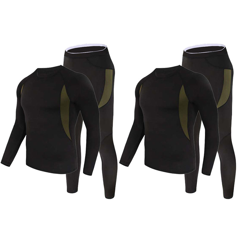 Ropa termica interior para hombre - elastico, termico
