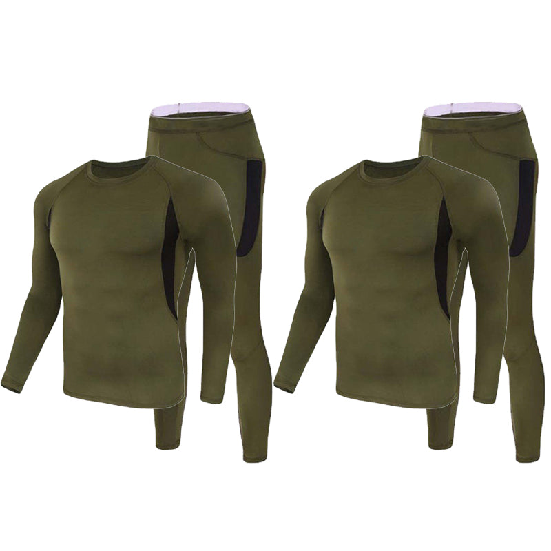 Ropa termica interior para hombre - elastico, termico
