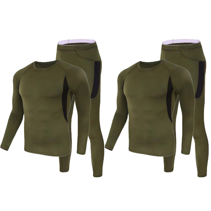 Ropa termica interior para hombre - elastico, termico