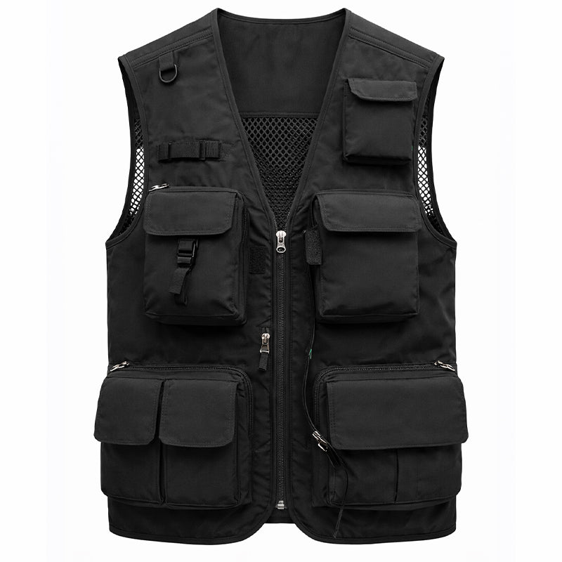 Chaleco utilitario para hombre - ligero, pesca, viaje