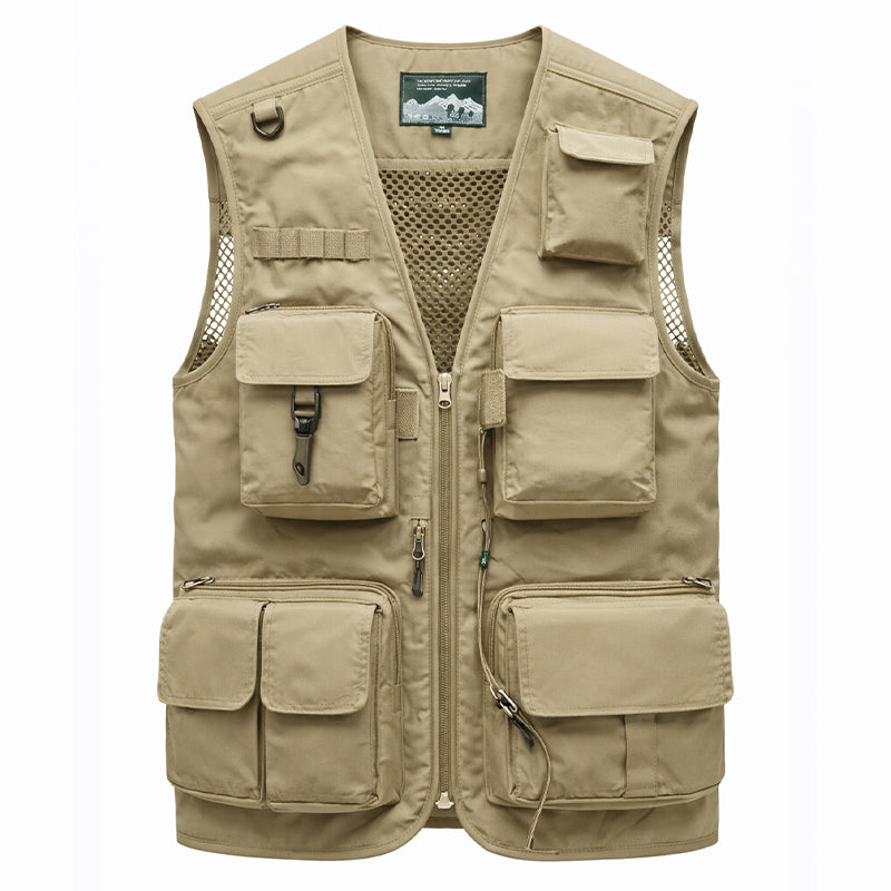 Chaleco utilitario para hombre - ligero, pesca, viaje