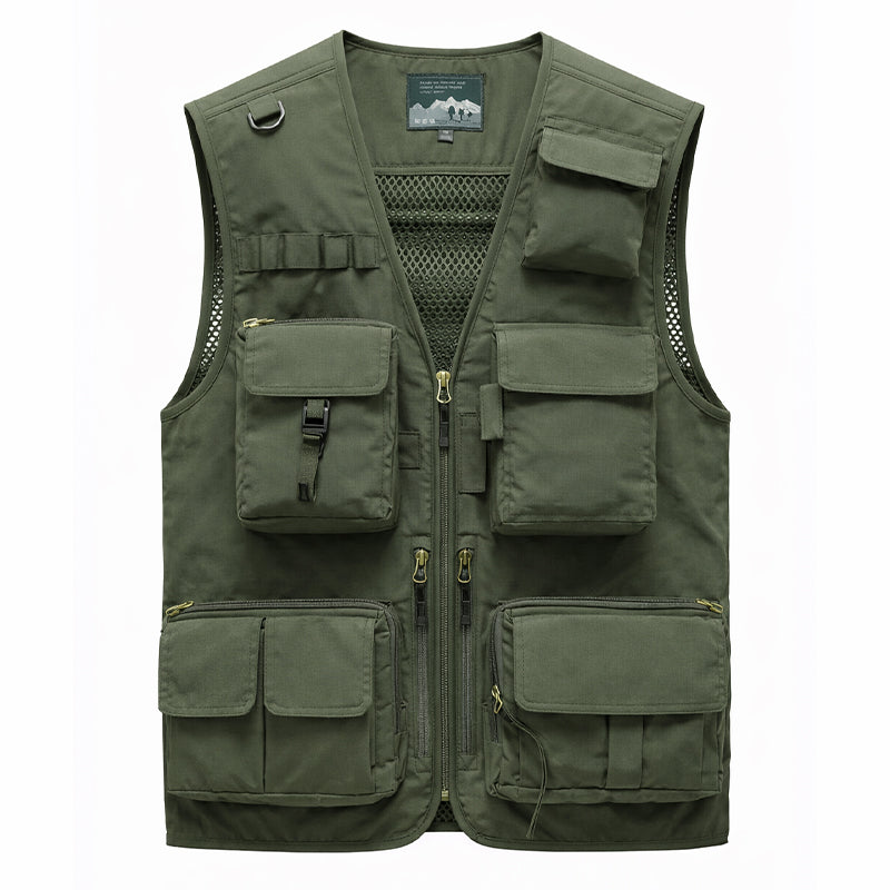 Chaleco utilitario para hombre - ligero, pesca, viaje