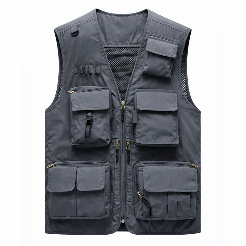 Chaleco utilitario para hombre - ligero, pesca, viaje