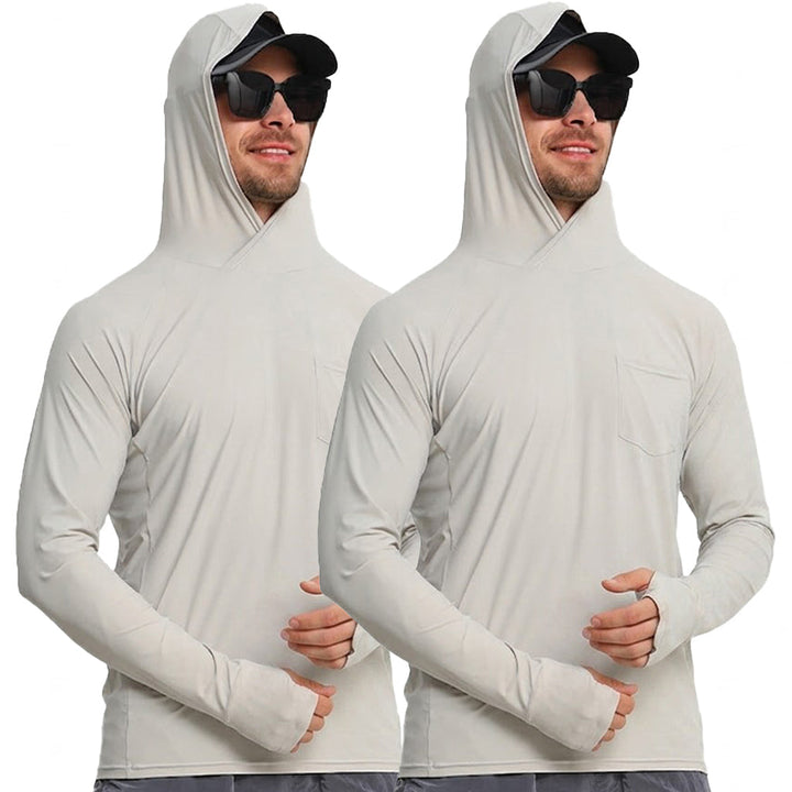 Camisa tecnica para hombre - proteccion UV, secado rapido, elastico, pesca