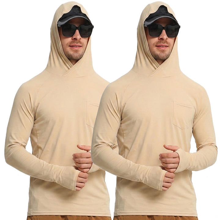Camisa tecnica para hombre - proteccion UV, secado rapido, elastico, pesca