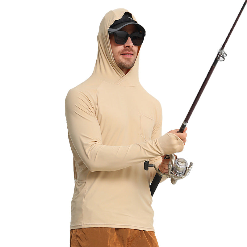 Camisa tecnica para hombre - proteccion UV, secado rapido, elastico, pesca