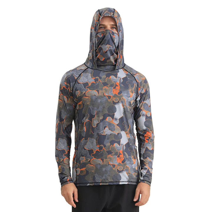 Camisa tecnica para hombre - proteccion UV, secado rapido, pesca