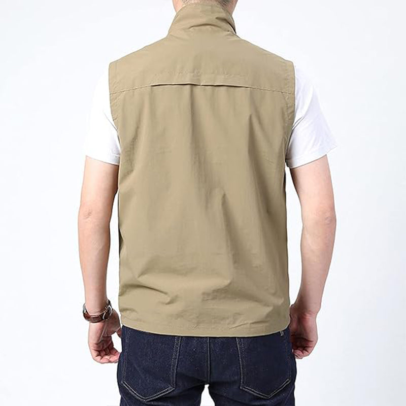 Chaleco utilitario para hombre - trabajo, viaje