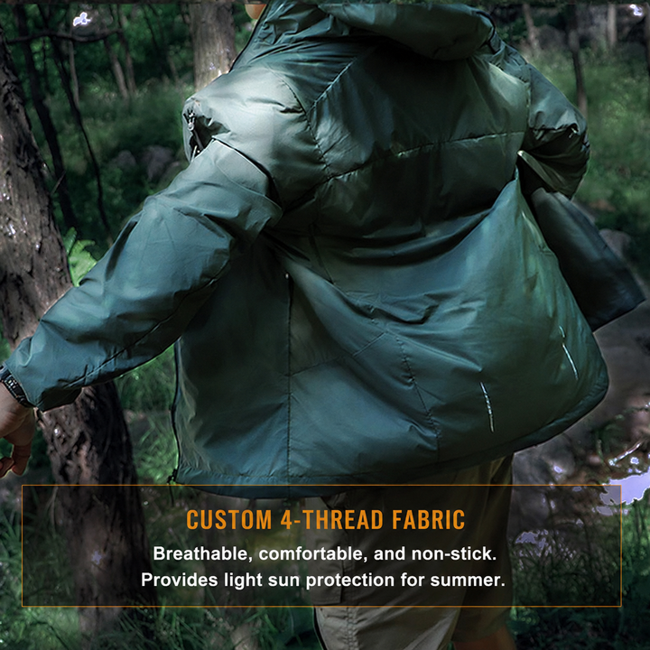 Camisa tecnica para hombre - UPF 50+, proteccion solar, secado rapido, ligero