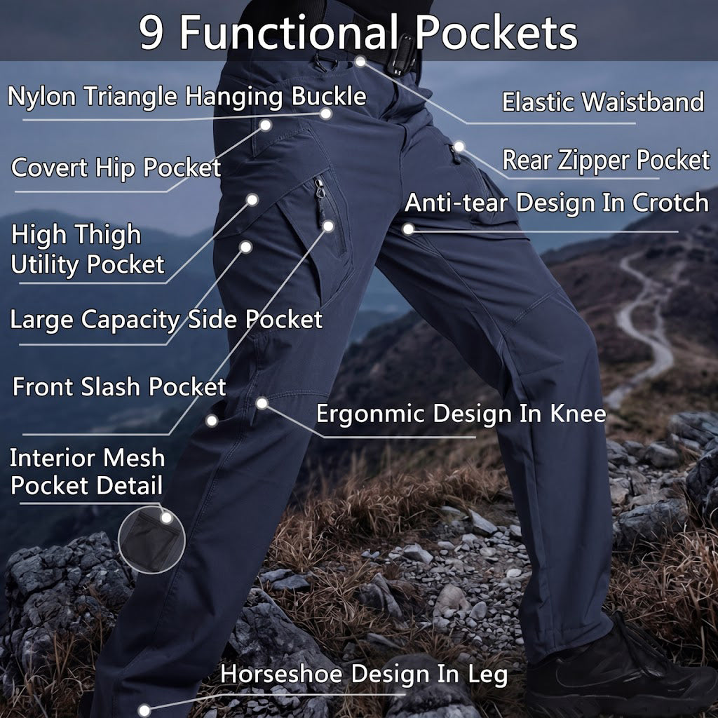 Tenaz IX9 Quick-Dry – Pantalón Cargo Ligero y Transpirable