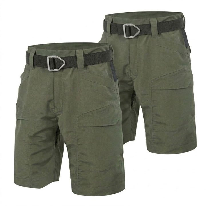 Bermuda cargo tecnica para hombre - repelente al agua, multibolsillo