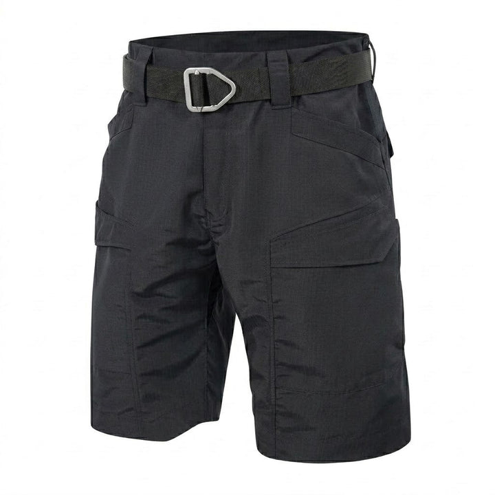 Bermuda cargo tecnica para hombre - repelente al agua, multibolsillo