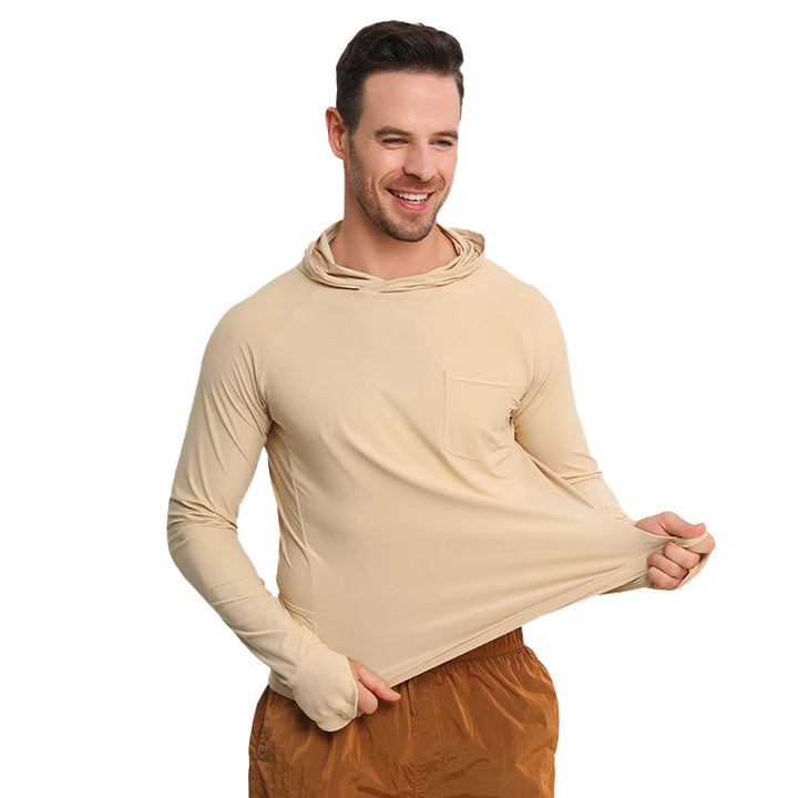 Camisa tecnica para hombre - proteccion UV, secado rapido, elastico, pesca