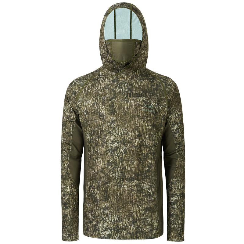 Camisa tecnica para hombre - UPF 50+, pesca, Camuflaje