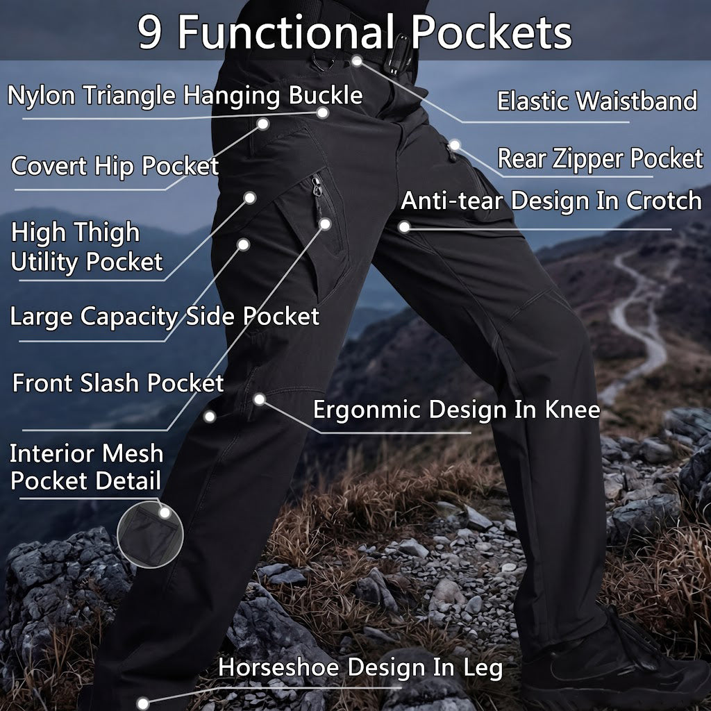 Tenaz IX9 Quick-Dry – Pantalón Cargo Ligero y Transpirable
