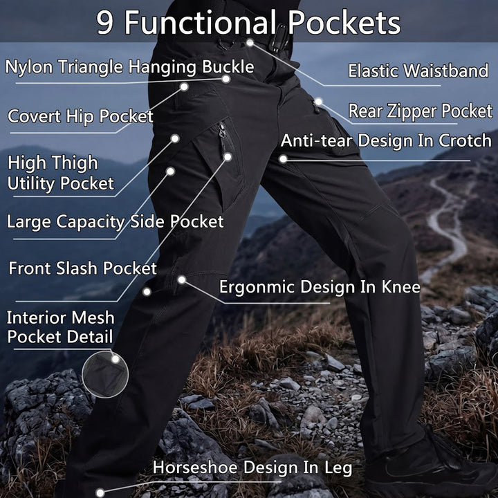 Tenaz IX9 Quick-Dry – Pantalón Cargo Ligero y Transpirable