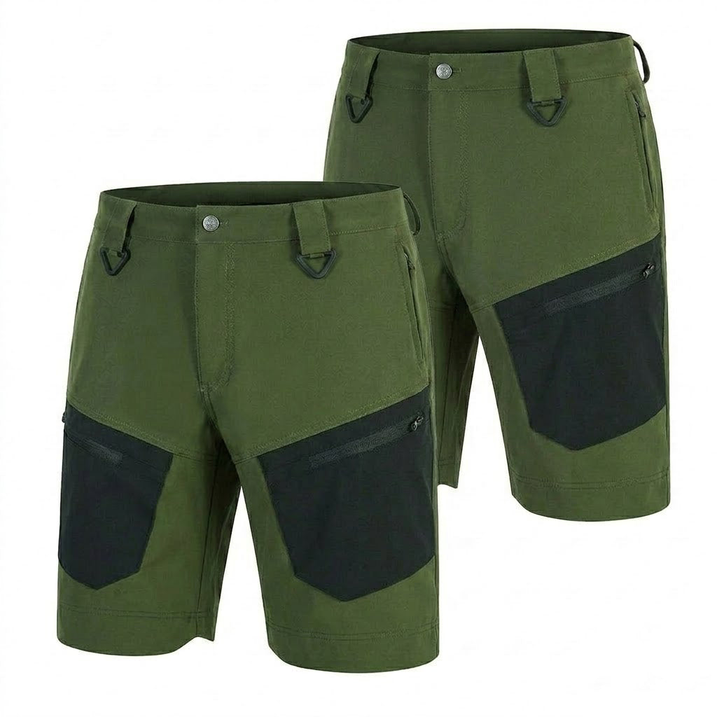 Bermuda cargo tecnica para hombre - secado rapido, repelente al agua