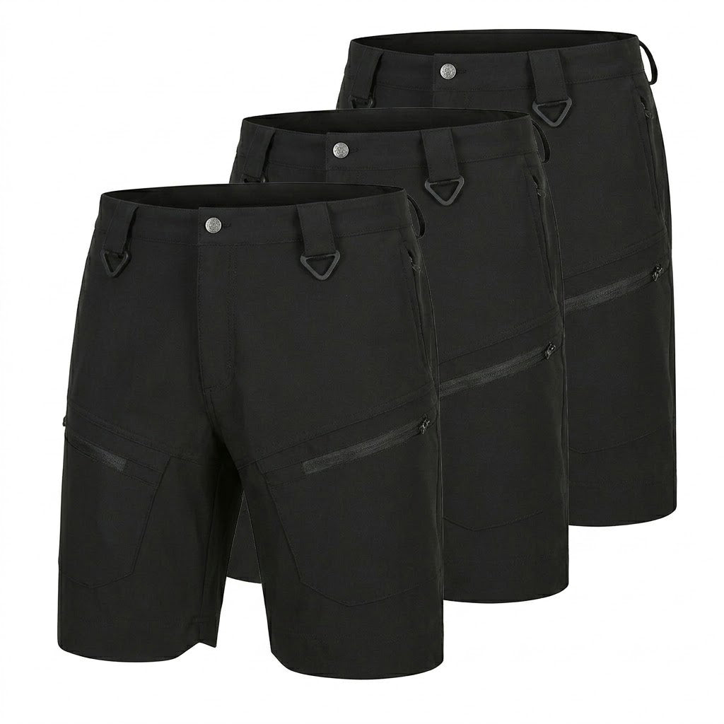 Bermuda cargo tecnica para hombre - secado rapido, repelente al agua