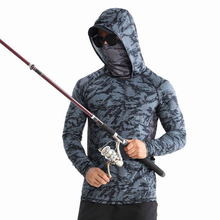 Camisa tecnica para hombre - secado rapido, pesca