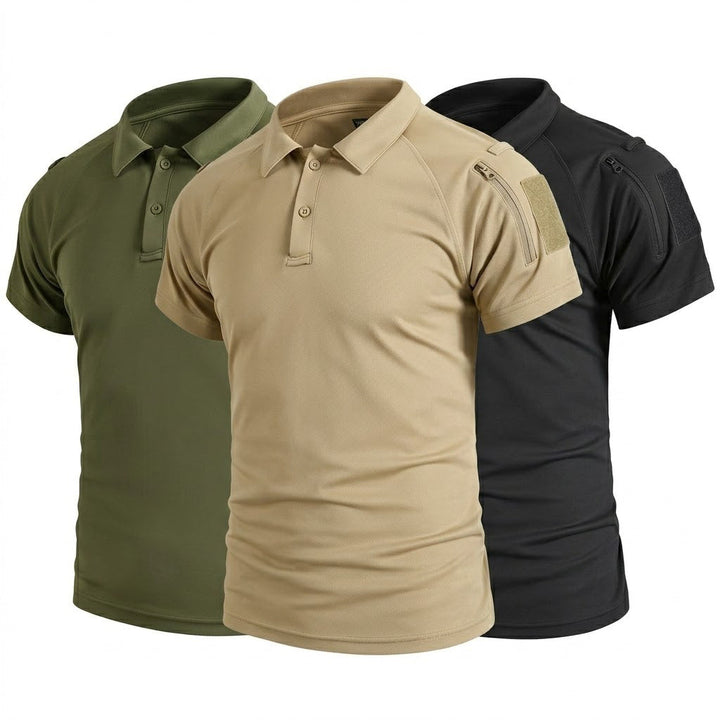 Pack de 3 Polo tecnico para hombre - UPF 50+, secado rapido