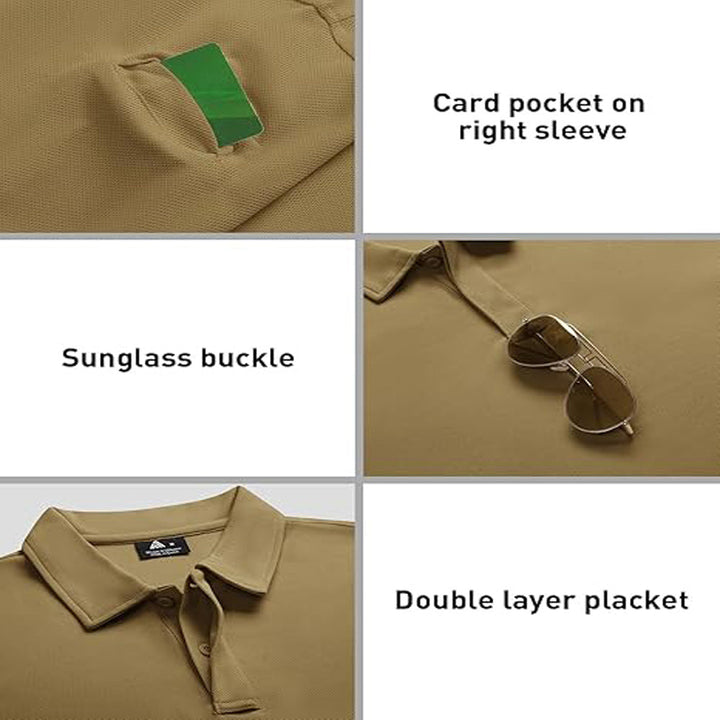 Pack de 3 Polo tecnico para hombre - secado rapido, resistente