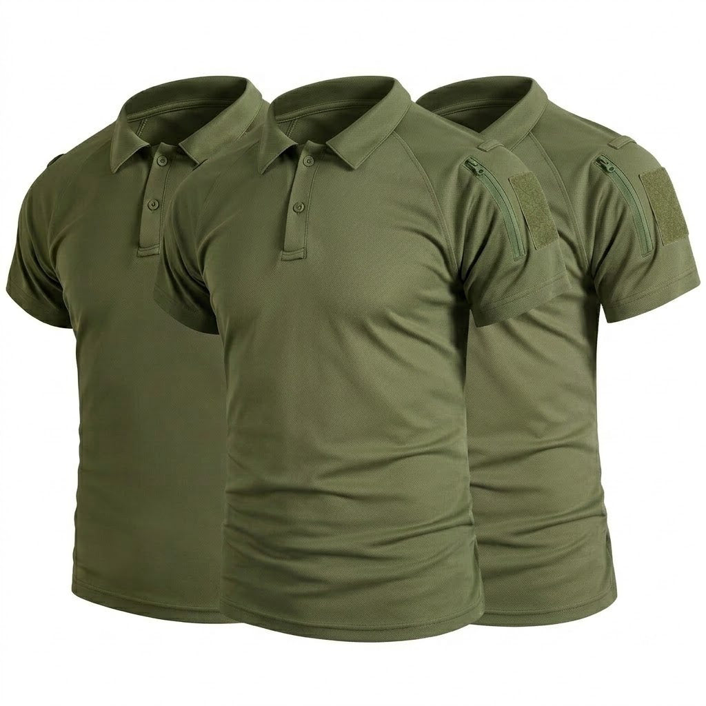 Pack de 3 Polo tecnico para hombre - UPF 50+, secado rapido
