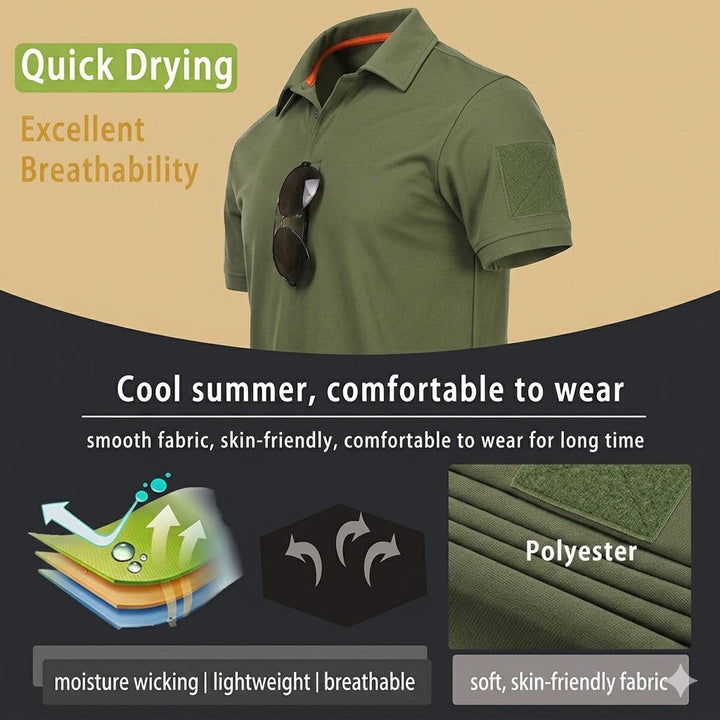 Pack de 3 Polo tecnico para hombre - secado rapido, resistente