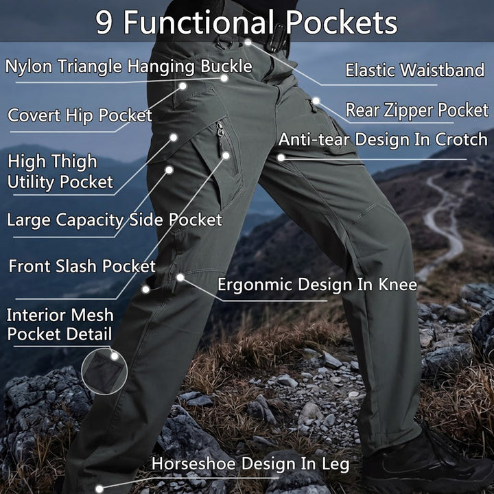 Tenaz IX9 Quick-Dry – Pantalón Cargo Ligero y Transpirable