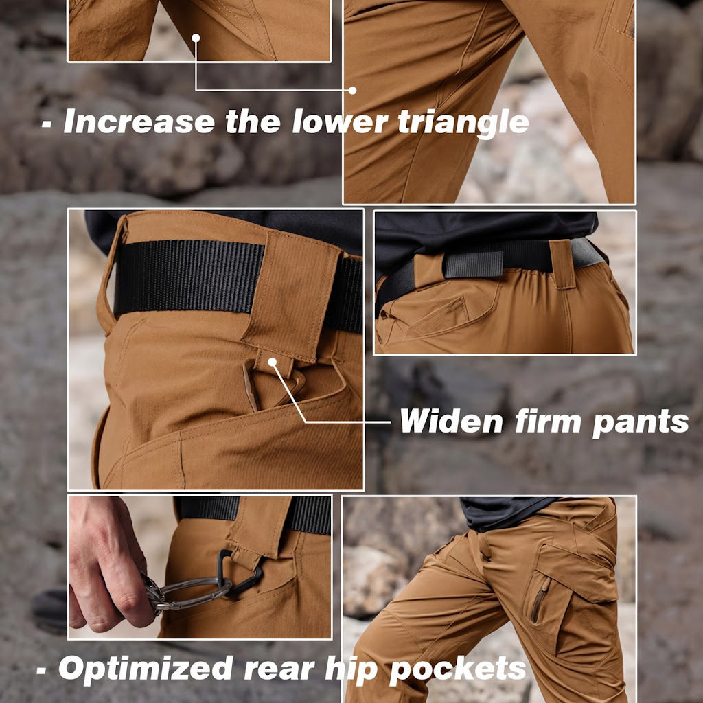 Archon Pantalon cargo tecnico para homTenaz IX9 Quick-Dry – Pantalón Cargo Ligero y Transpirablebre - secado rapido, elastico, ligero