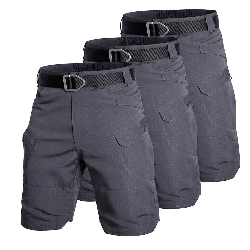 TactixGuard Pro – Pack x3 Bermudas Cargo Técnicas (Ahorro Especial)