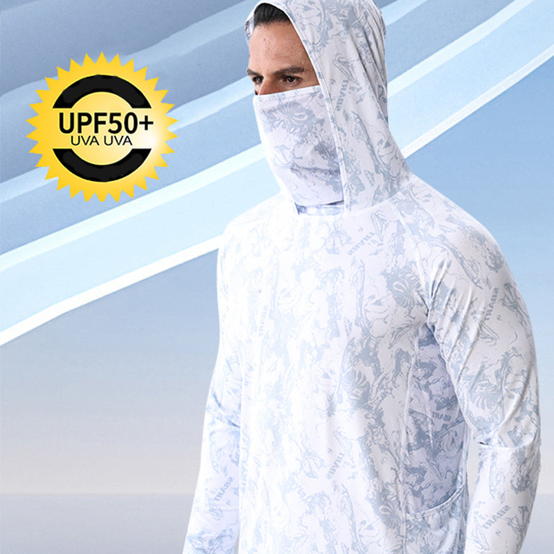 Camisa tecnica para hombre - secado rapido, pesca