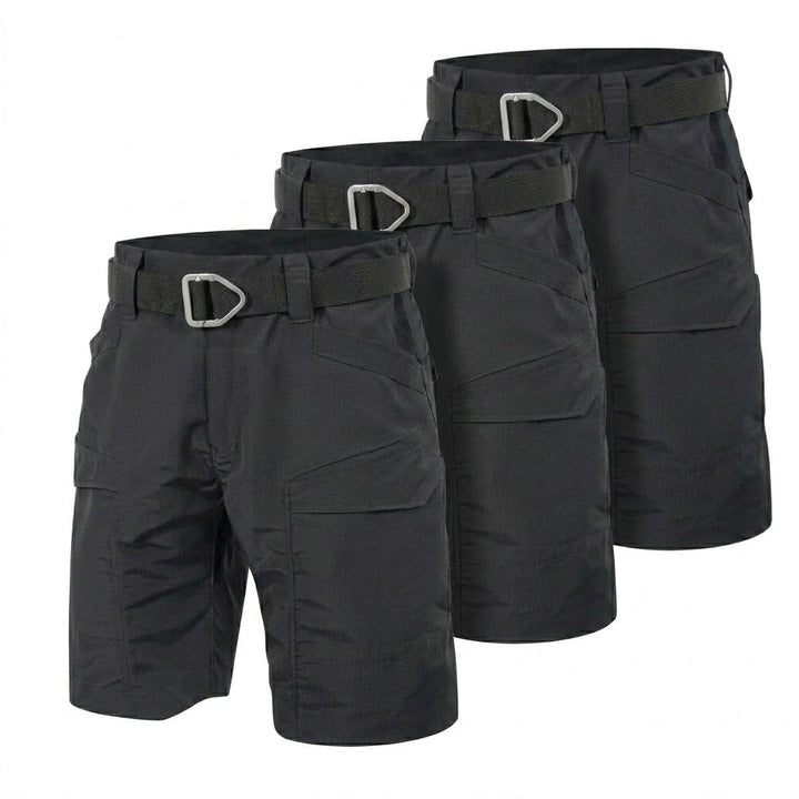Bermuda cargo tecnica para hombre - repelente al agua, multibolsillo