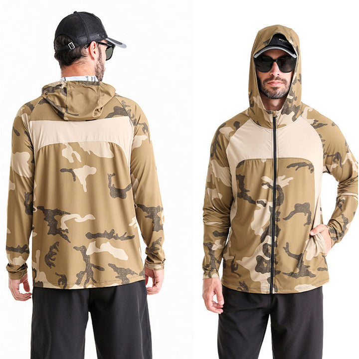 Camisa tecnica para hombre - proteccion UV, secado rapido, pesca