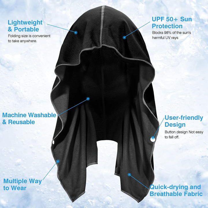 Pack de 3 Toalla refrescante outdoor - proteccion UV, secado rapido, outdoor