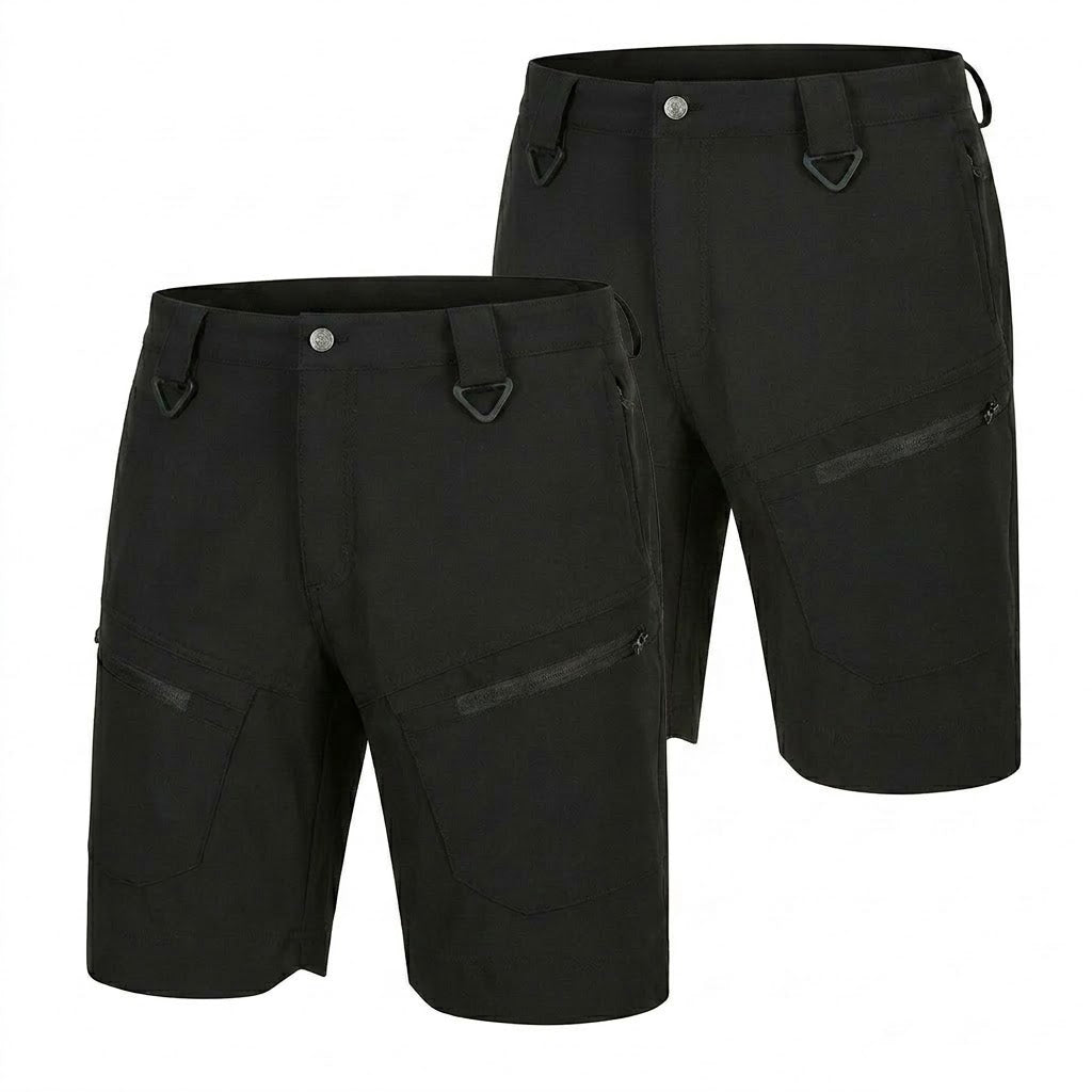Bermuda cargo tecnica para hombre - secado rapido, repelente al agua