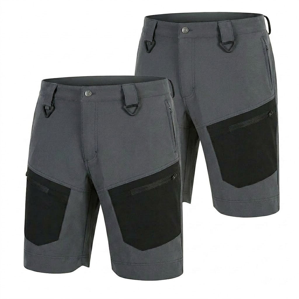 Bermuda cargo tecnica para hombre - secado rapido, repelente al agua