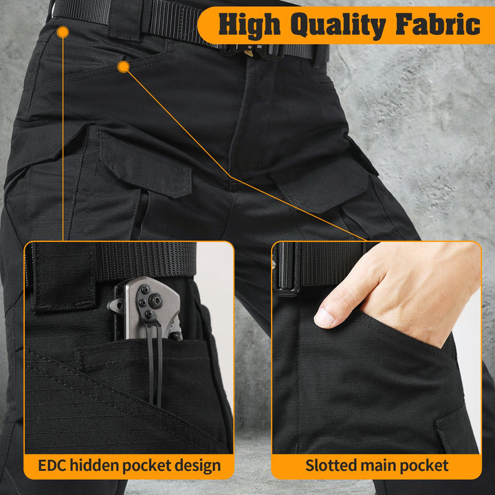 Archon Pantalon cargo tecnico para hombre - repelente al agua, outdoor