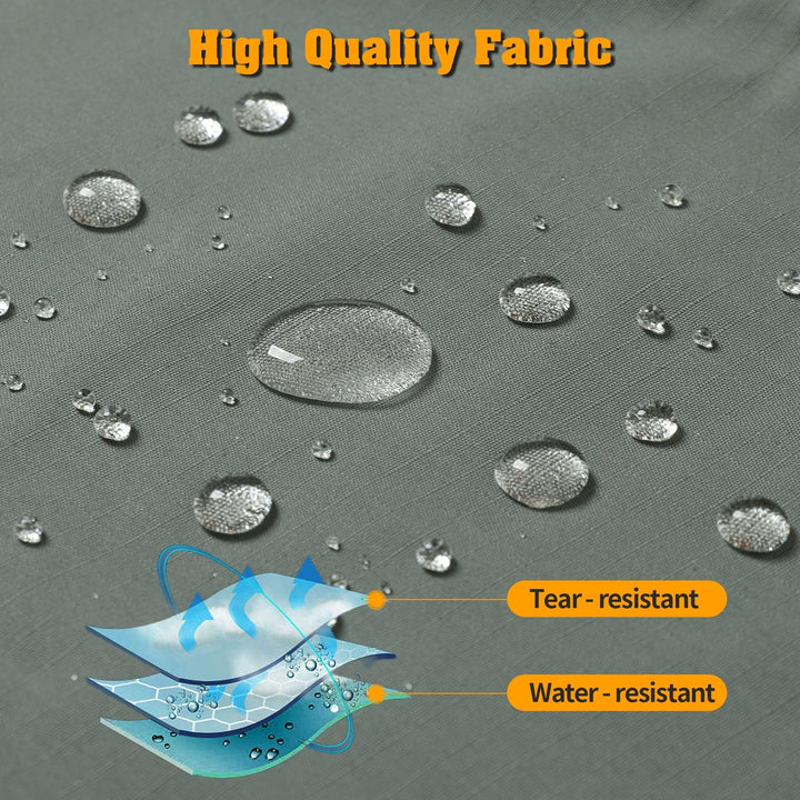 Archon Pantalon cargo tecnico para hombre - repelente al agua, outdoor, Verde