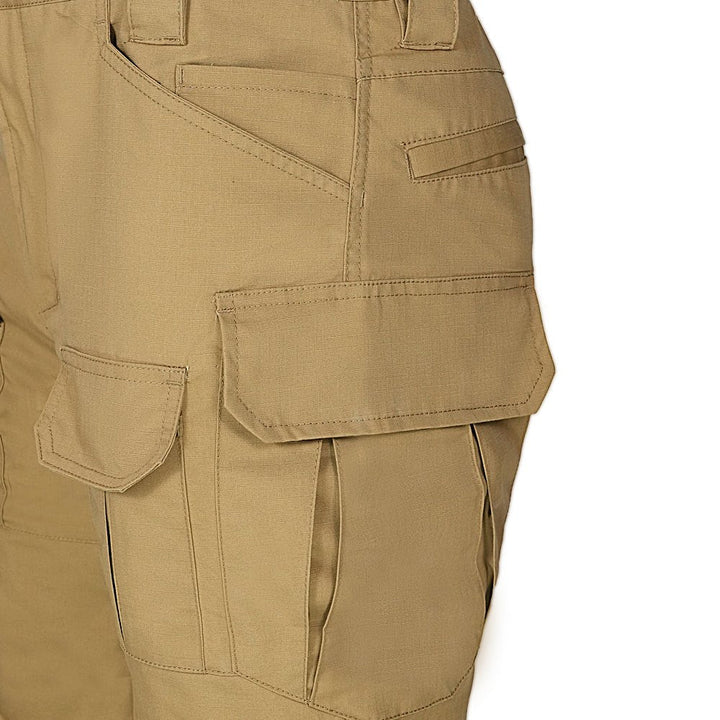 Archon Pantalon cargo tecnico para hombre - repelente al agua, outdoor, Marron