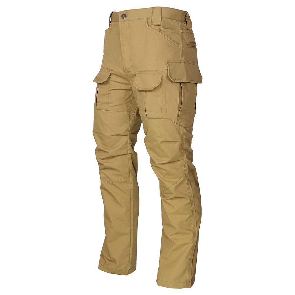 Archon Pantalon cargo tecnico para hombre - repelente al agua, outdoor, Marron